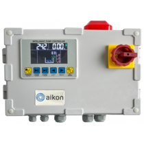 Контроллер AIKON PD X 1x4кВт, 1x220/3x380В, IP 54, с аналоговым датчиком давления, дополнительными защитами, дополнительной звуковой и световой сигнализацией аварии