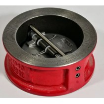 Клапан обратный межфланцевый двустворчатый Rushwork 400-250-16 DN250 PN16, корпус-чугун, седло-EPDM, Tmax=110°C